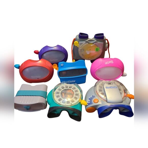Vintage View Masters Box of 8 - Barbie 3D View Master View Master Binoculars